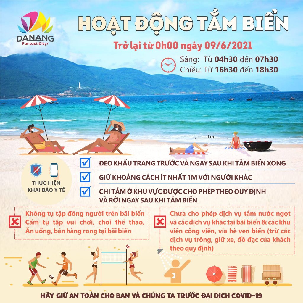Hãy đến Đà Nẵng để chiêm ngưỡng 1 trong những bãi biển đẹp nhất hành tinh nhé! 1 nam tron bi kip vui tam bien khong quen phong dich 2048x2048 1