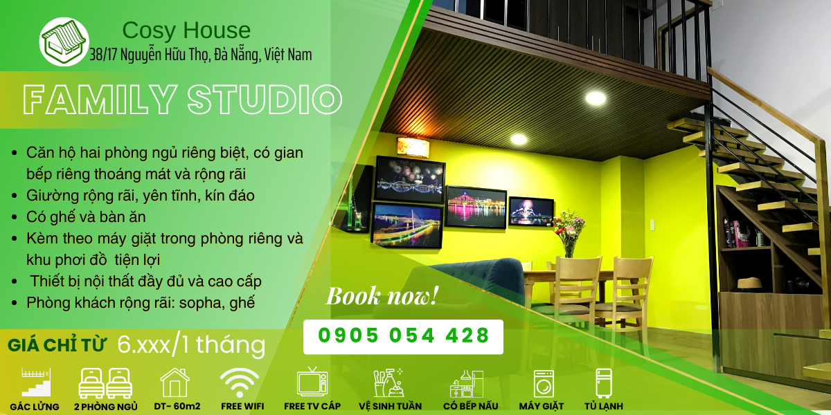 Căn hộ gác lửng 02 phòng ngủ